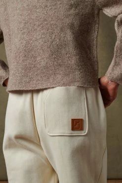 Sœur PANTALON SOUTH -soeur Soldes 020 SAUVAGE SETES SQUARE SOUTH STONE 0025