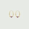 Soeur Boucles d'oreilles ZINC -soeur Soldes PACKSHOT bijoux COLOR zinc